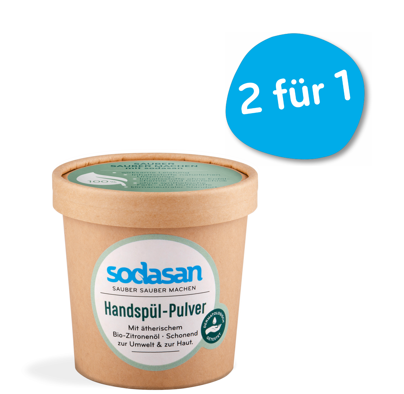2 für 1 Handspül-Pulver