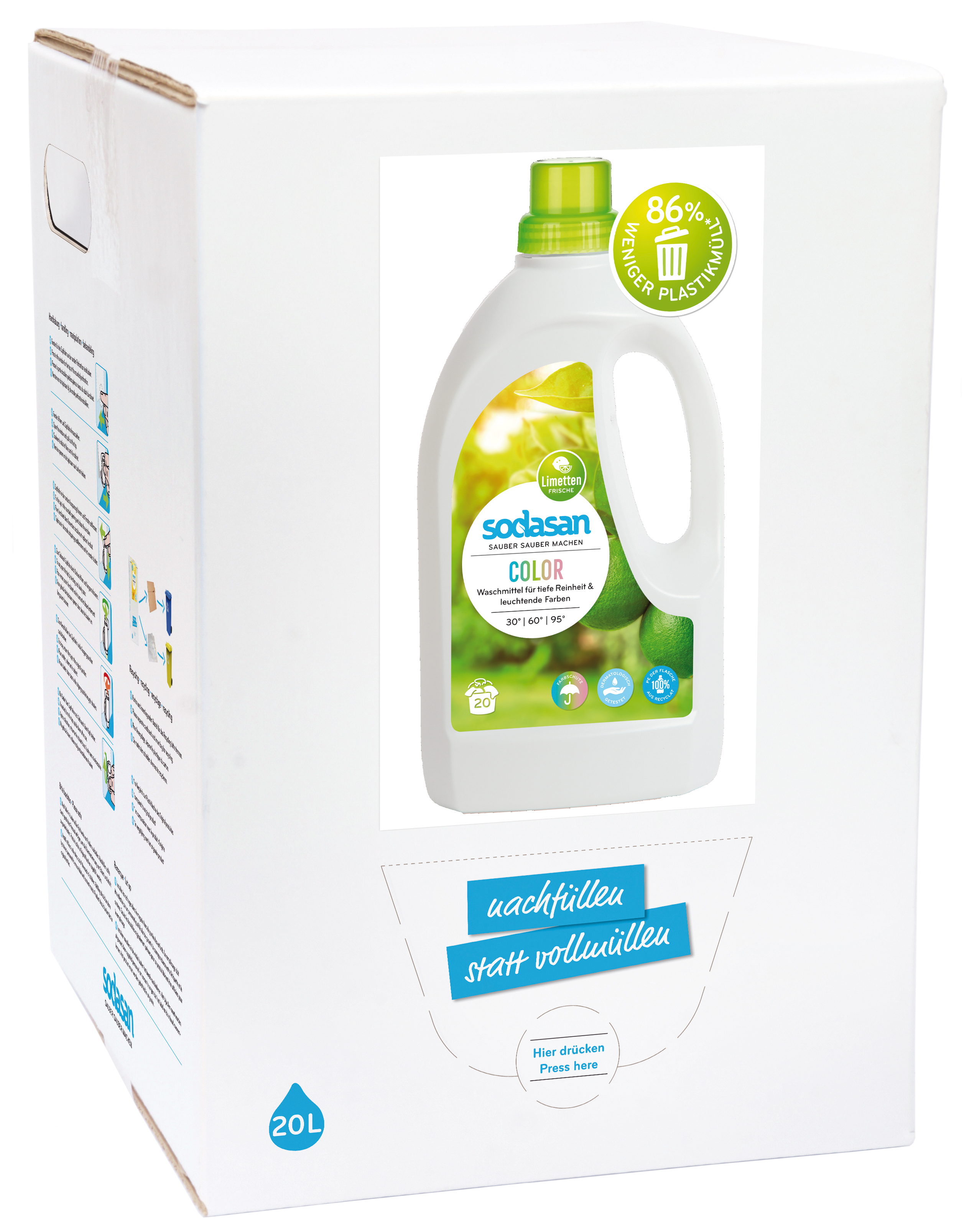 Color Waschmittel Limette BiB 20 l