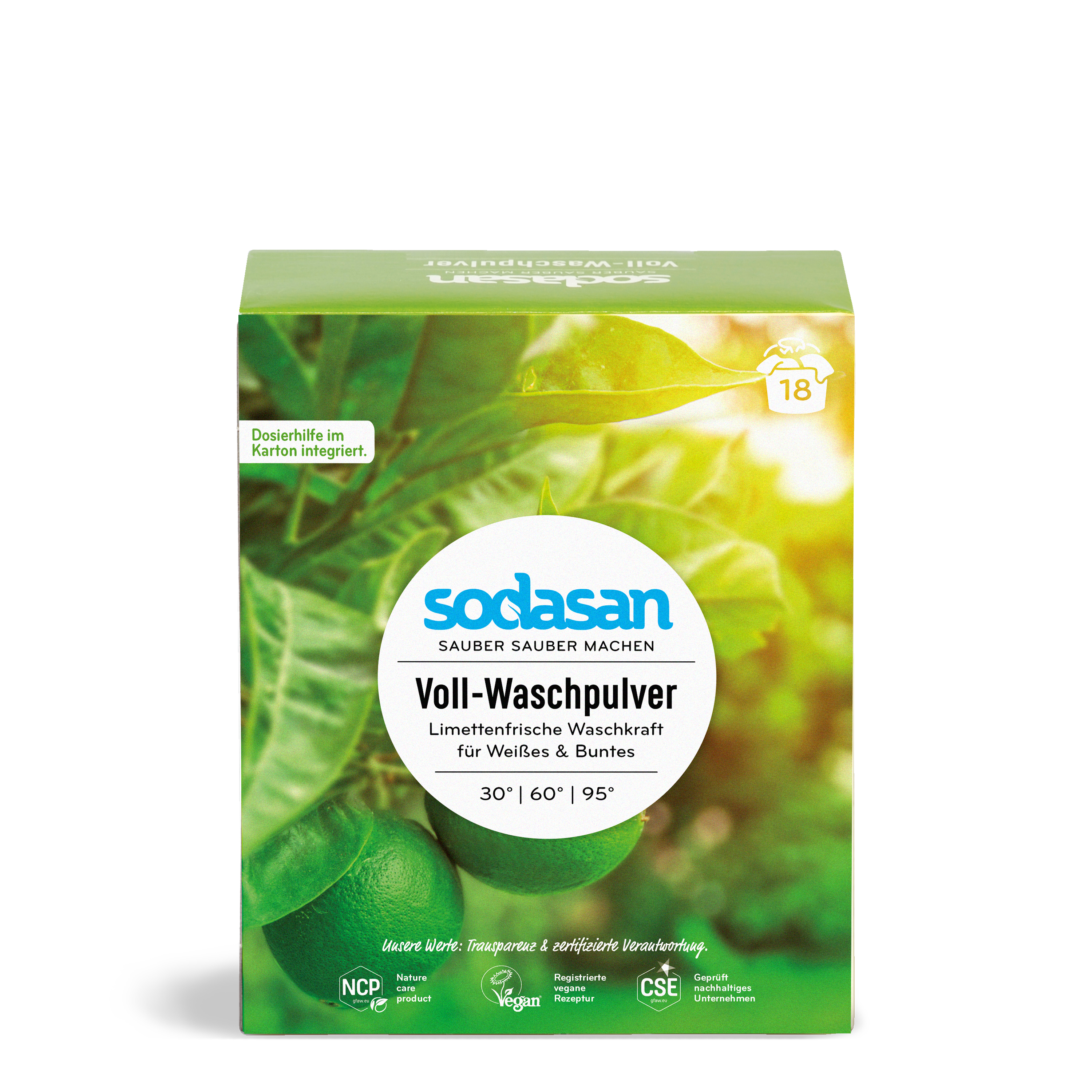 Voll-Waschpulver Limette