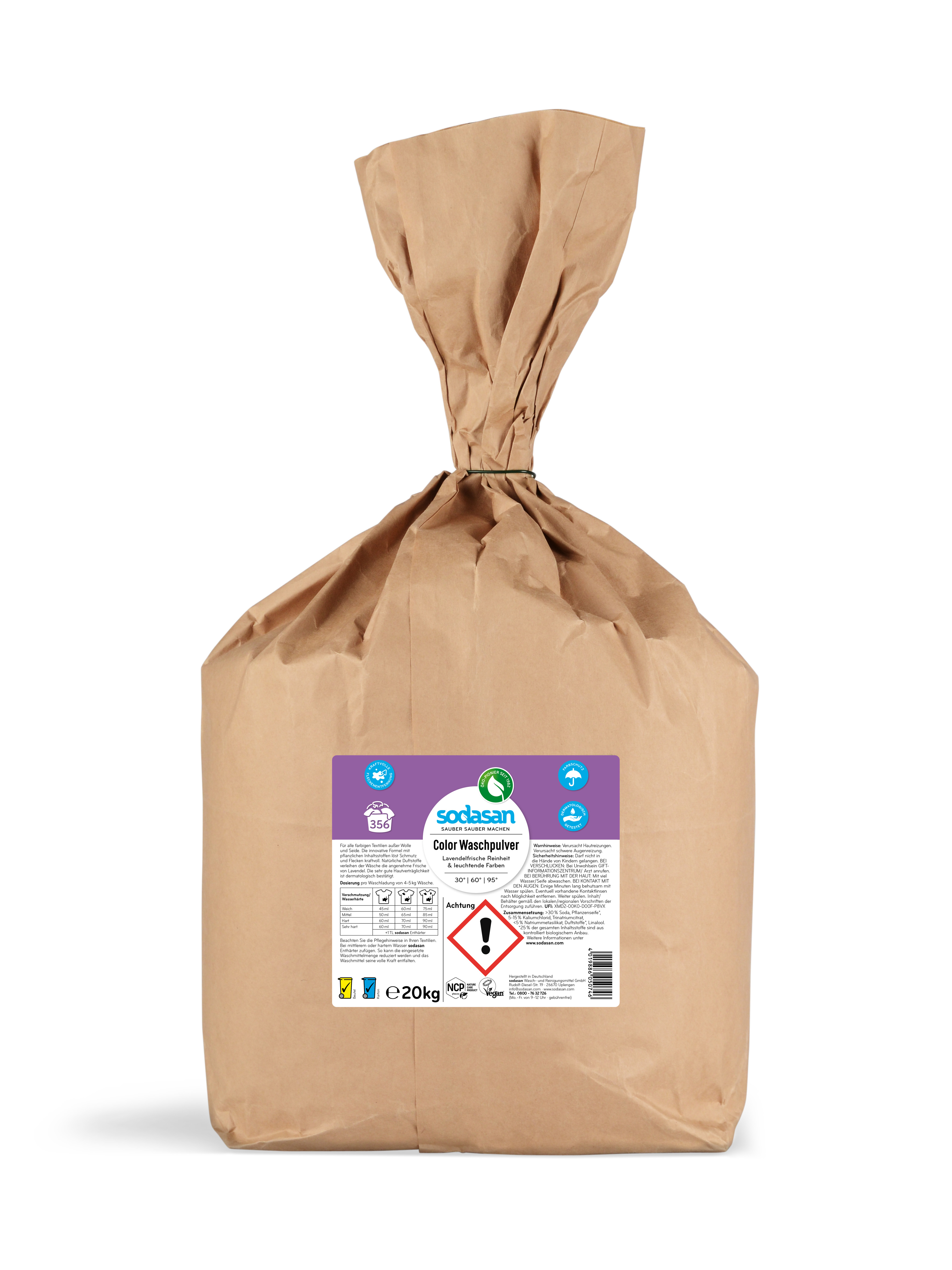 Color Waschpulver Lavendel 20 kg