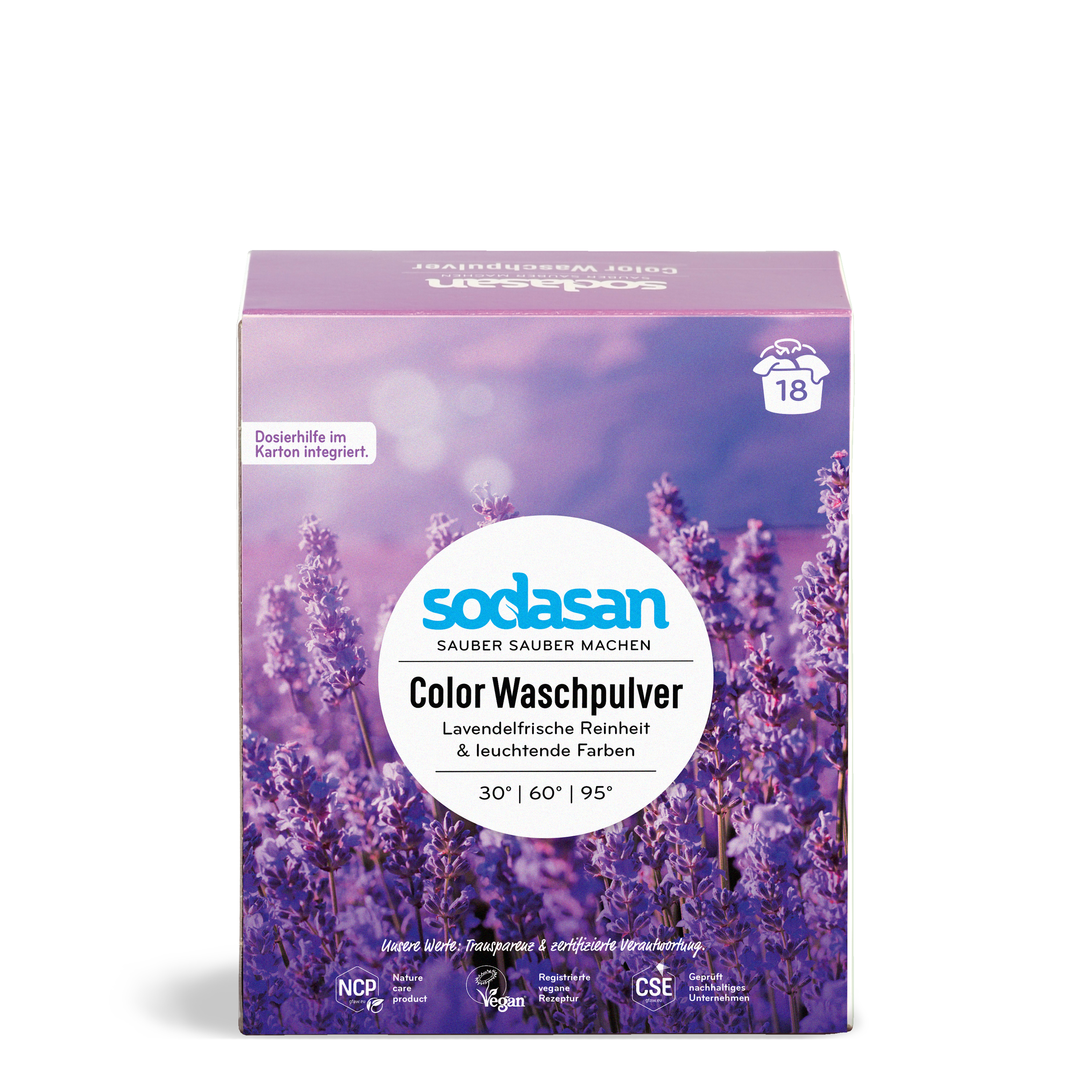 Color Waschpulver Lavendel