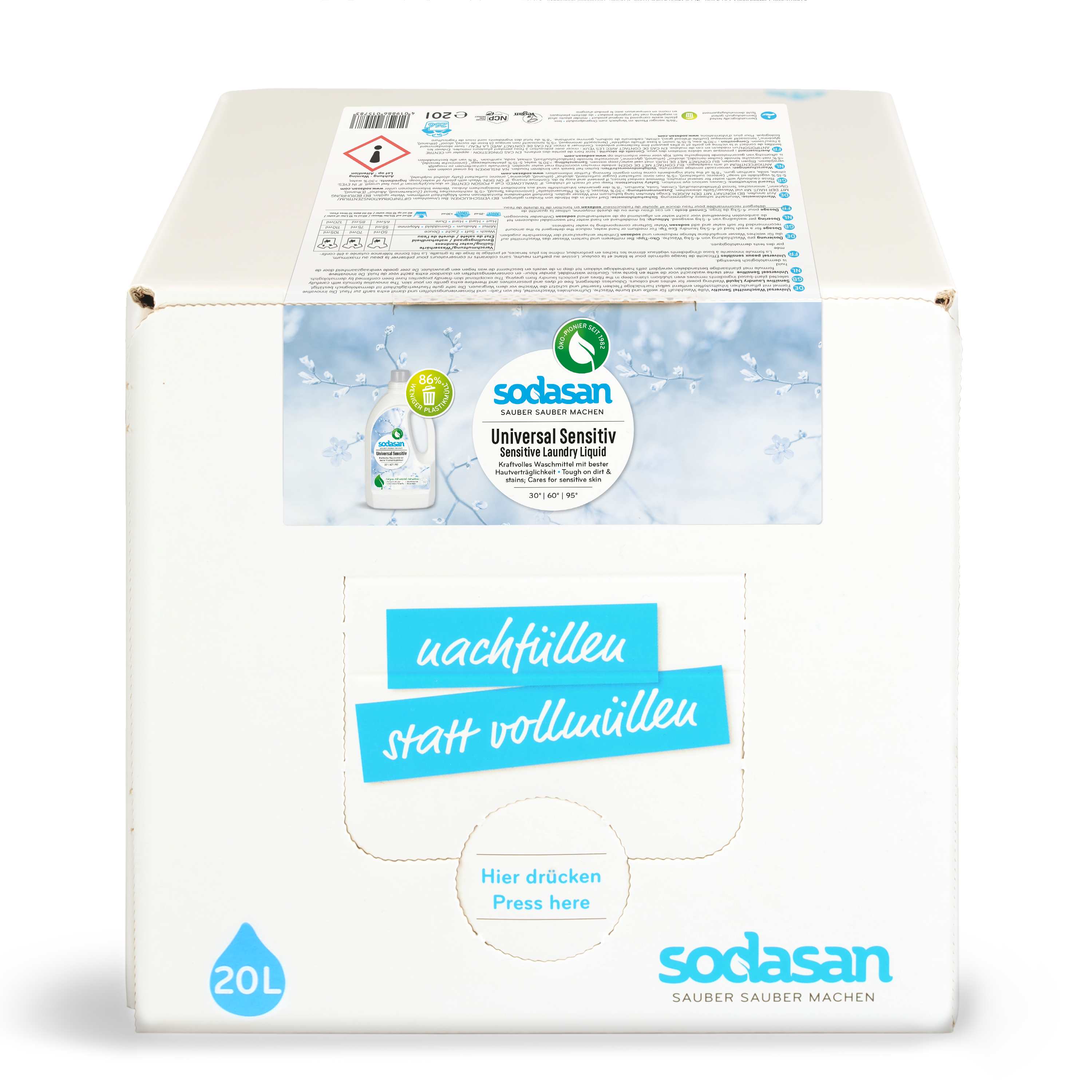 Universal Waschmittel Sensitiv 20l | 20 l | 1578