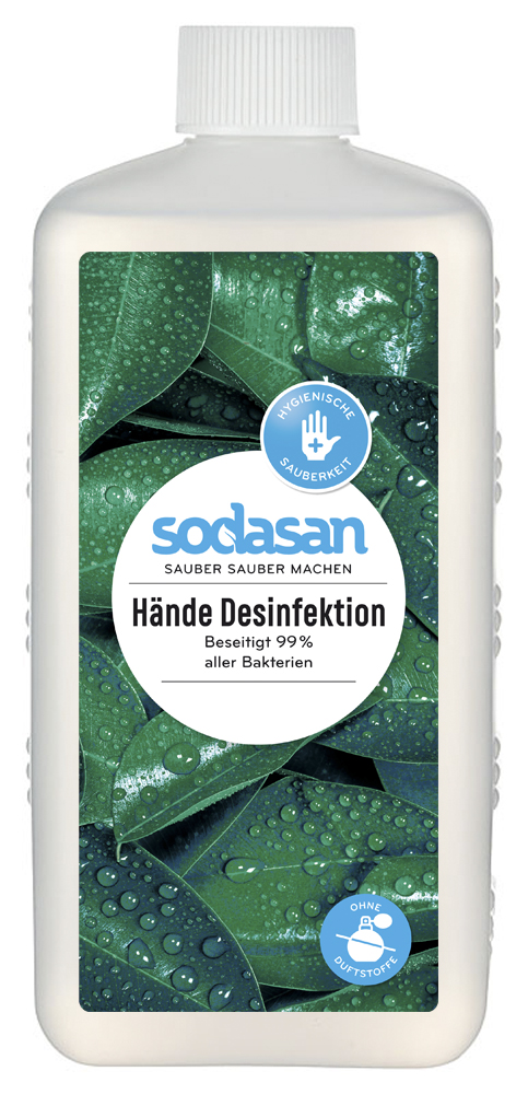 Hände Desinfektion Euroflasche 1 l