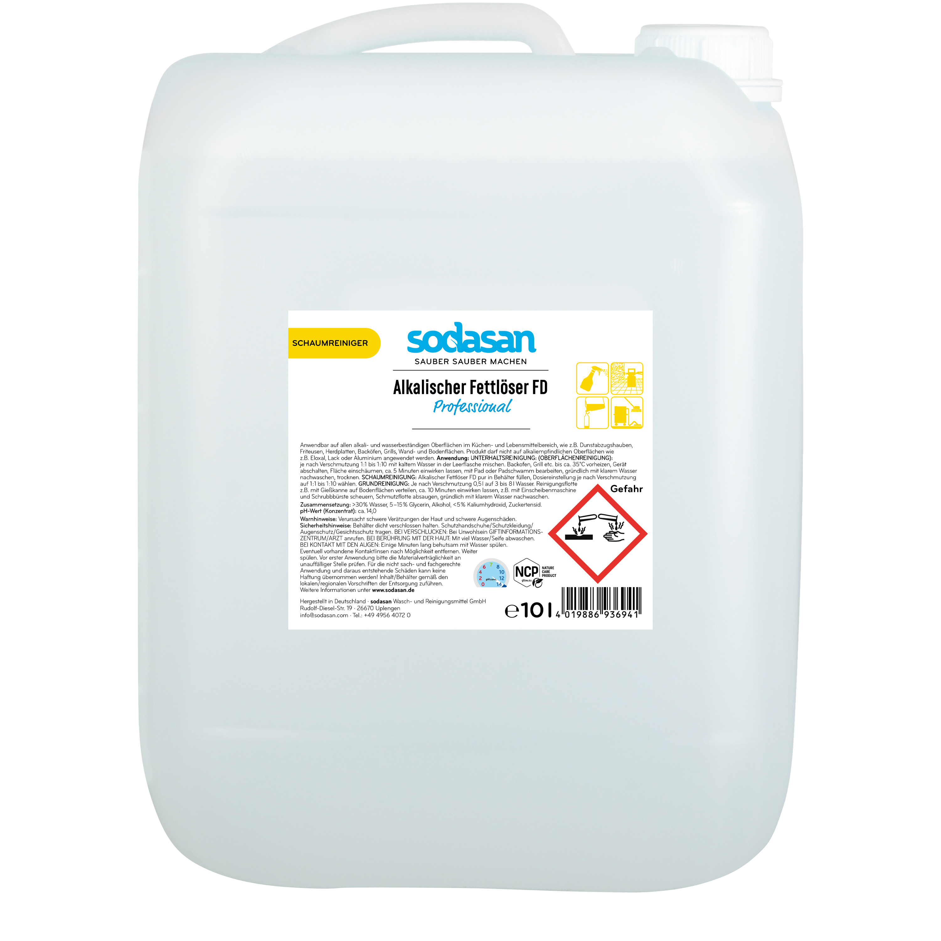 Alkalischer Fettlöser FD Professional