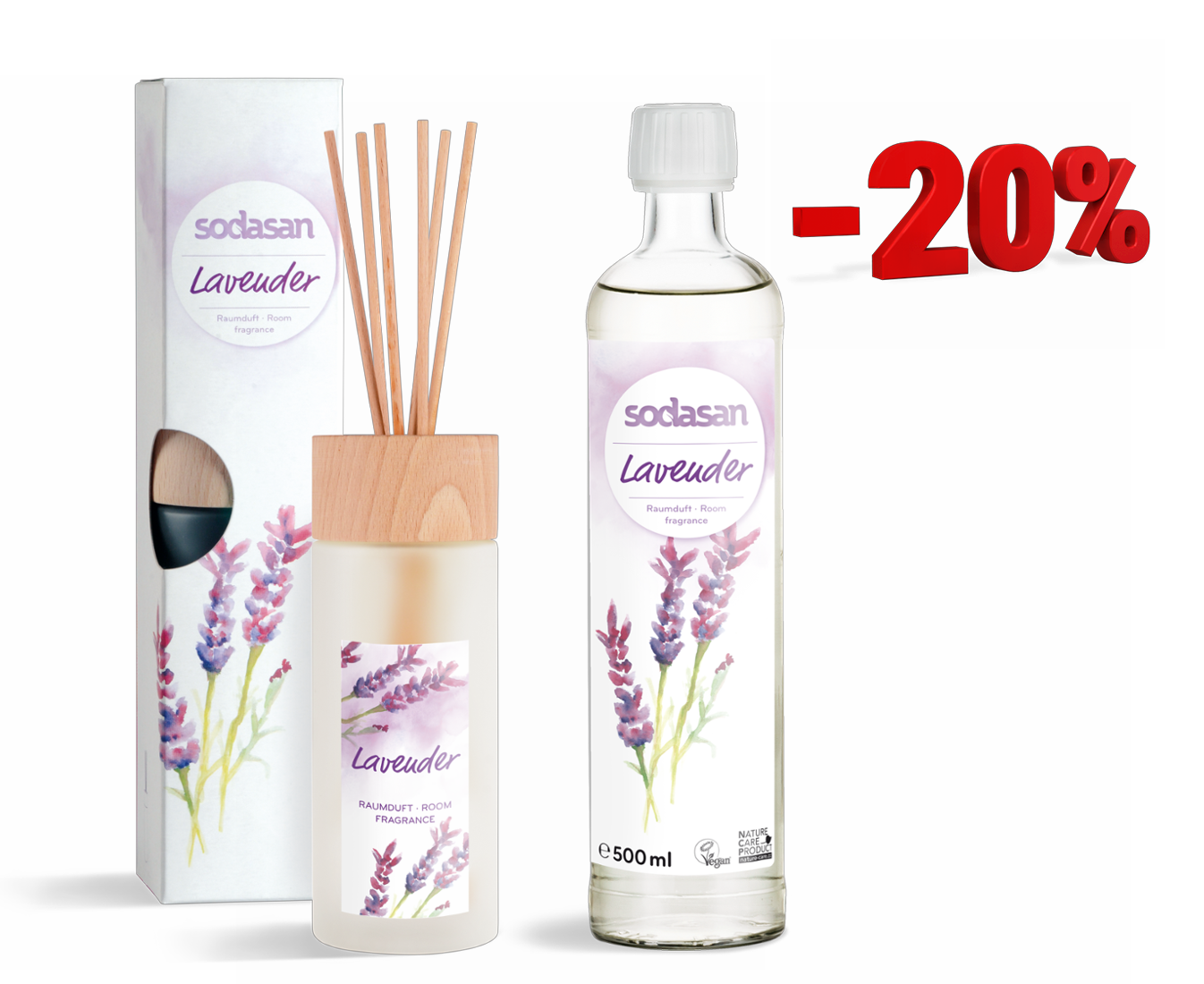 Raumduft Lavendel-Set