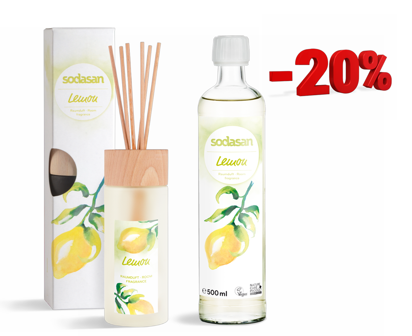 Raumduft Lemon-Set