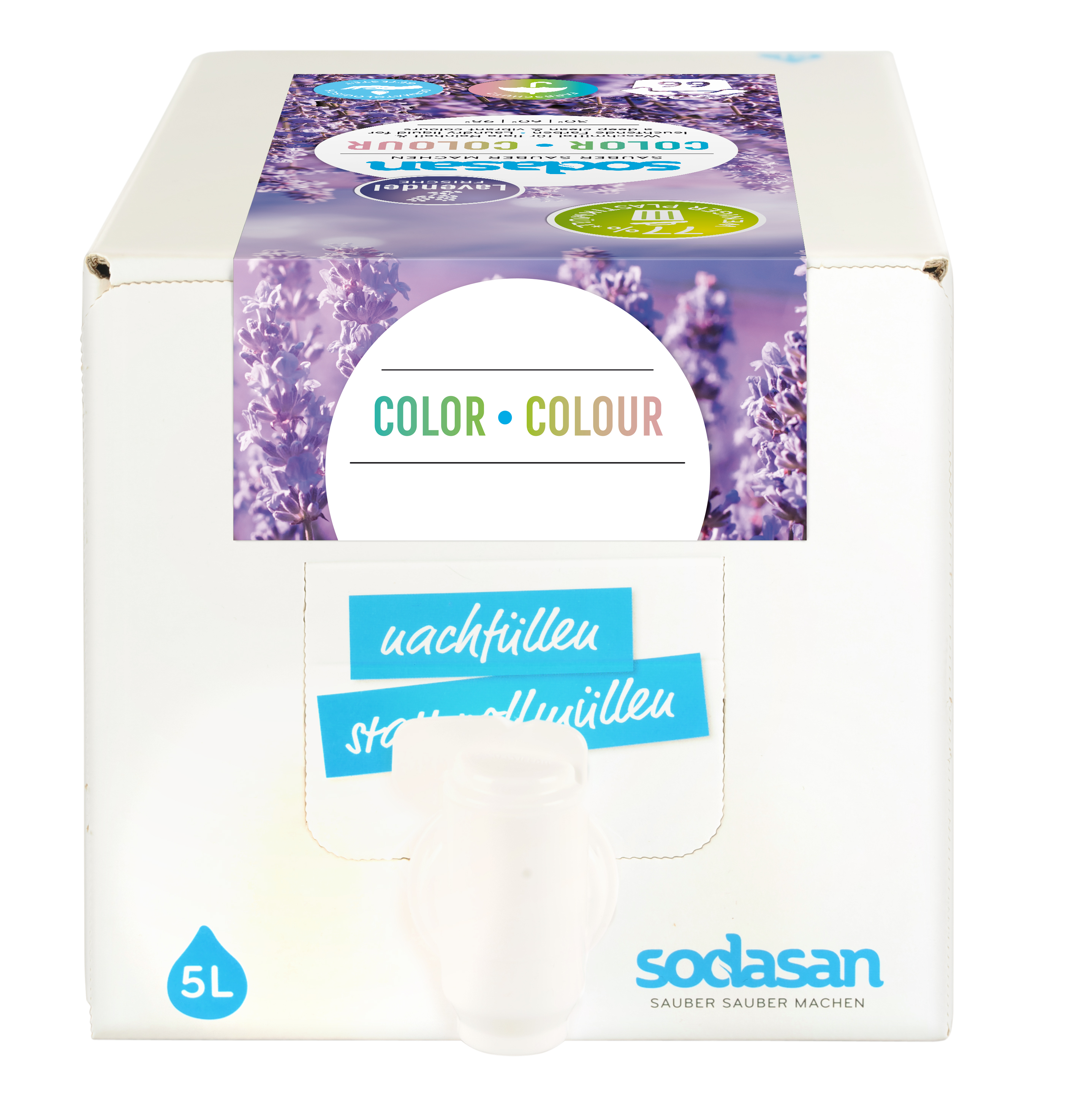Color Waschmittel Lavendel BiB 5 l